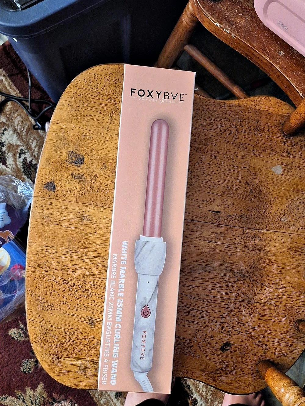FOXYBAE Wand Heat Brush Pink NWT